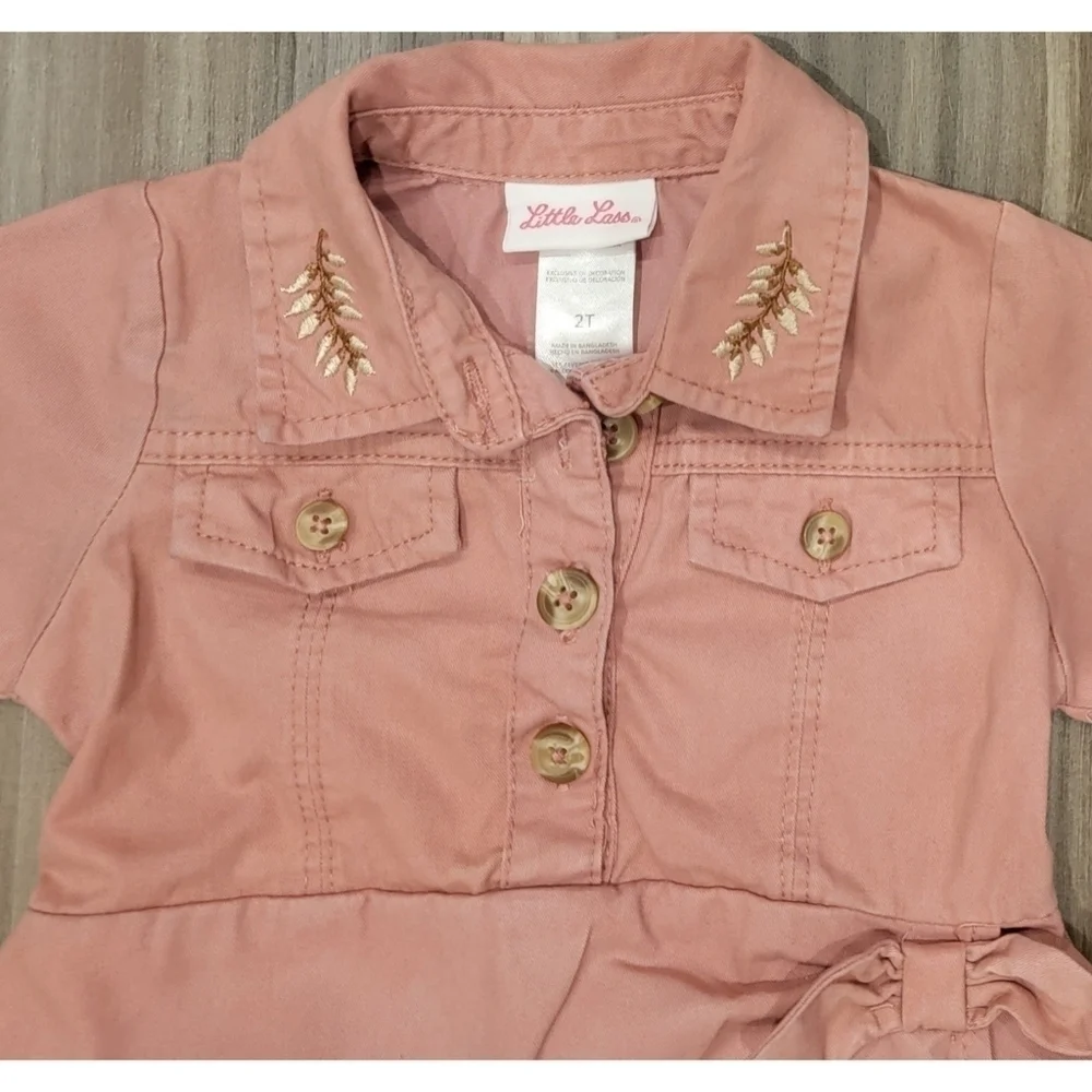 Little Lass girls Wrap dress size 2T